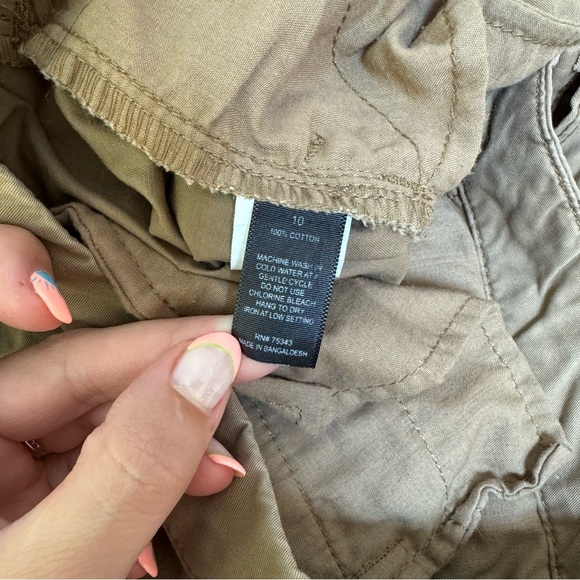 Willi Smith Cuffed Chino Shorts Brown Size 10 - Picture 7 of 8